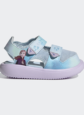 Adidas/阿迪达斯Water Sandal蓝色儿童休闲透气软底凉鞋FY8148