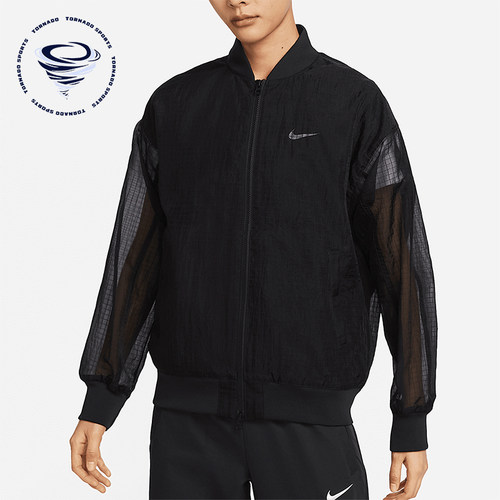 Nike/耐克正品运动女士梭织立领半透明夹克外套DV7973-010