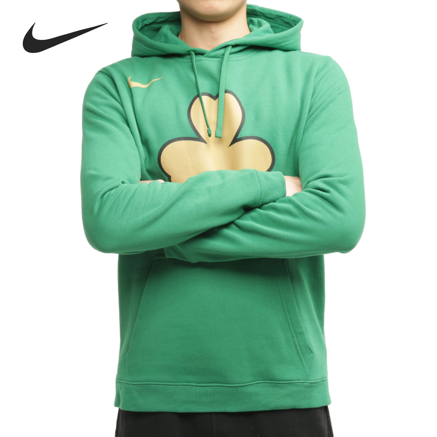 Nike/耐克官方正品男子NBA篮球运动休闲加绒连帽套头衫卫衣CD3217