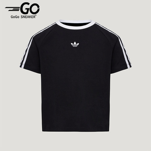 Adidas/阿迪达斯正品三叶草LACET-SHIRT新款经典短袖T恤KU3111