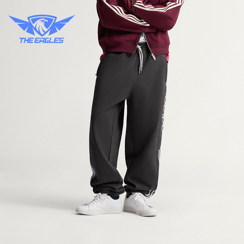 Adidas阿迪达斯正品adiSignature男女宽松抓绒运动裤LD1615