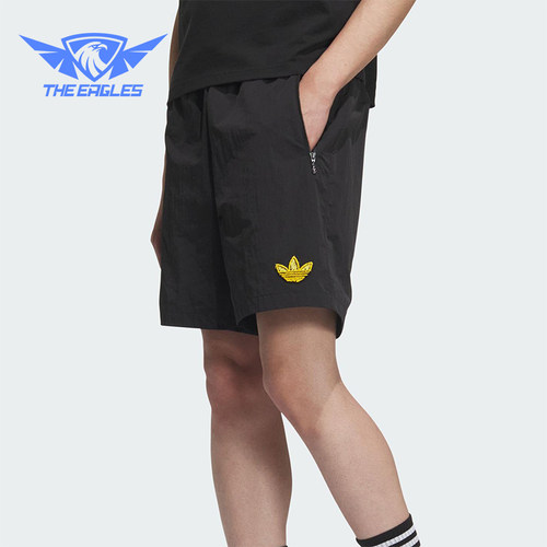 Adidas/阿迪达斯正品三叶草男士休闲宽松户外经典透气短裤KE5795