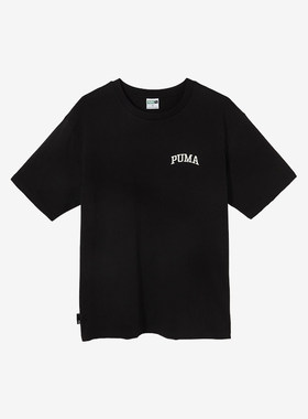 Puma/彪马正品2024春季新款男士简约透气舒适短袖630352-01