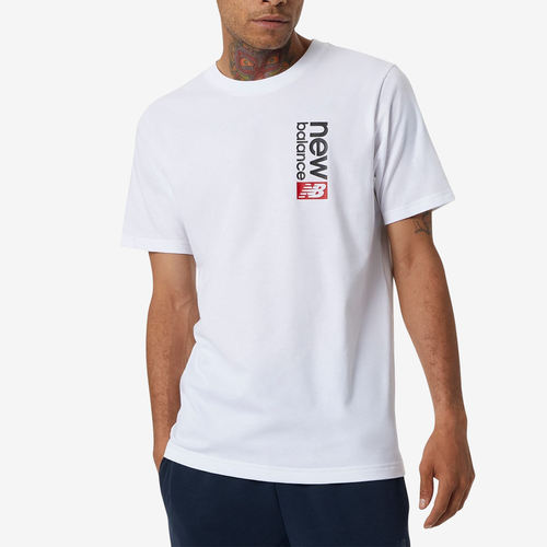 New Balance新百伦正品男圆领印花休闲运动短袖T恤MT21902-WT