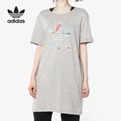 DRESS TEE 三叶草女子运动连衣裙BJ8365 阿迪达斯正品 Adidas
