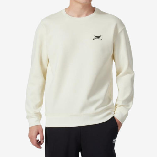 Skechers斯凯奇正品男女舒适休闲运动圆领卫衣P224U049-01F0