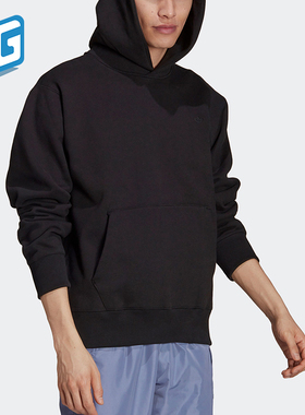 Adidas/阿迪达斯正品三叶草2021冬季男子宽松运动连帽卫衣 H11377