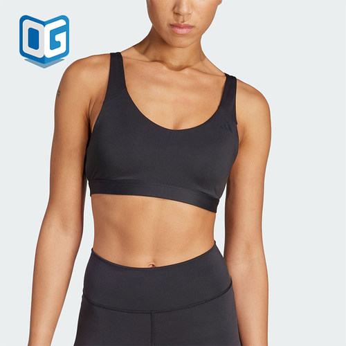 Adidas/阿迪达斯正品2026女士透气中强度训练瑜伽运动内衣JL5491