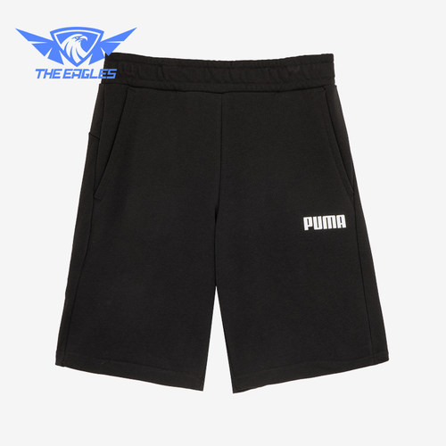Puma/彪马正品男士透气舒适运动松紧印花休闲短裤848739-01