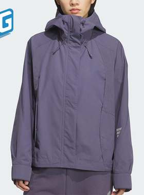 Adidas/阿迪达斯正品FOS W WVN JKT女士宽松保暖梭织外套KS0067