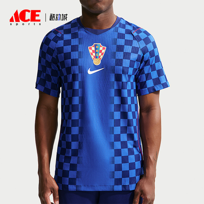 Nike/耐克正品克罗地亚客场球员版男士训练运动透气T恤IO8642-455
