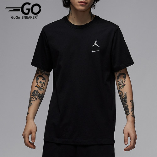Nike/耐克正品JORDAN男士经典休闲针织宽松运动透气T恤IB8915-010