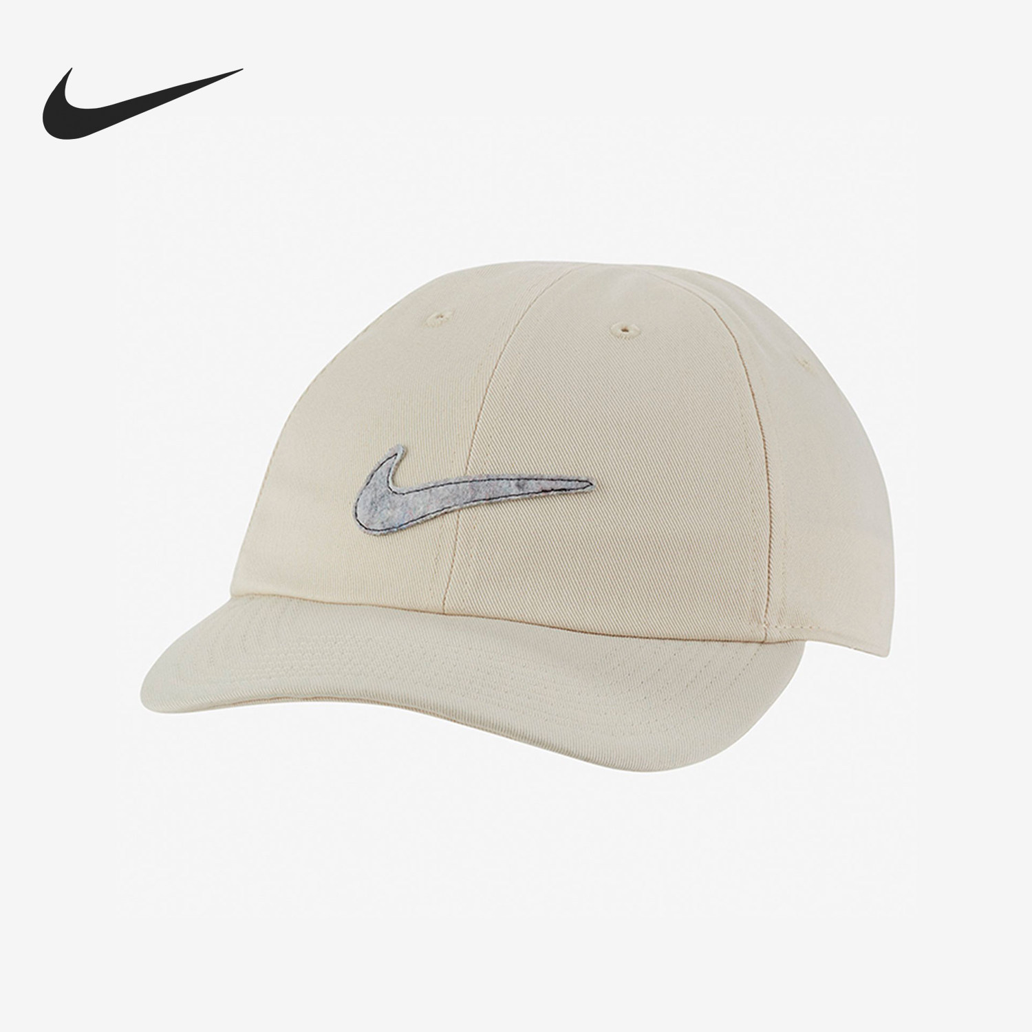 Nike/耐克正品新款男女logo经典运动遮阳棒球帽DC7434-910