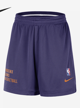 Nike/耐克正品菲尼克斯太阳队男士网眼布宽松短裤FB3748-566
