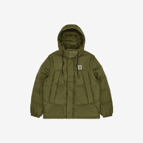 Converse/匡威正品冬季新款男子保暖运动连帽羽绒服10025253-A02