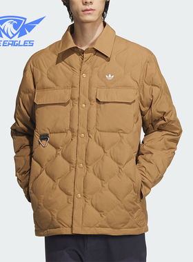 Adidas/阿迪达斯正品三叶草男士宽松保暖运动羽绒服JD3748