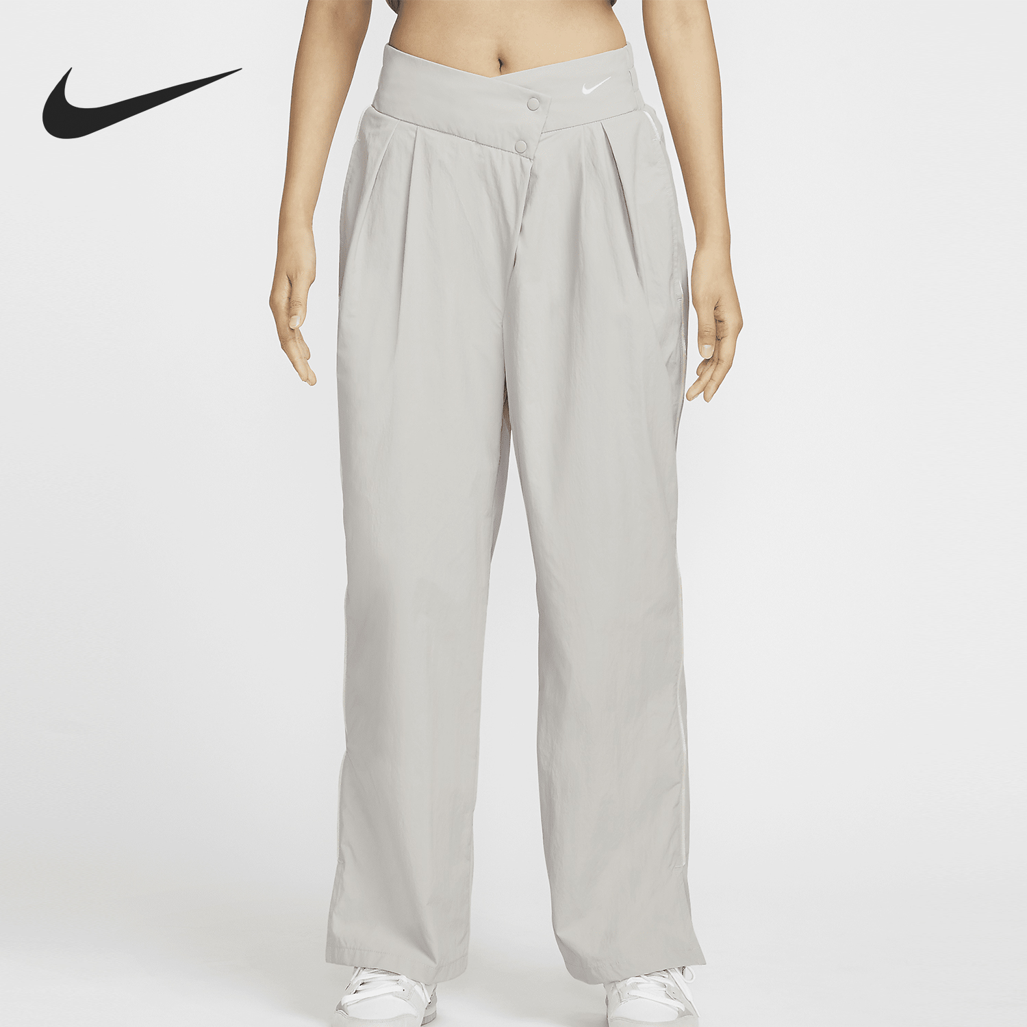Nike/耐克官方正品新款女士不对称腰部工装运动长裤FV7542-014
