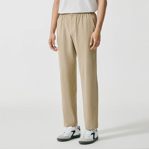 Skechers/斯凯奇正品春秋款男士简约松紧休闲梭织长裤P225M239