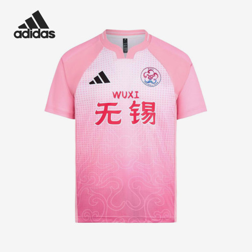 Adidas/阿迪达斯正品男女同款时尚运动套头足球短袖T恤LF8612