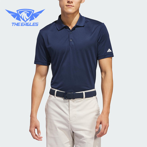 Adidas/阿迪达斯正品夏季男士复古翻领运动户外短袖POLO衫IU4442