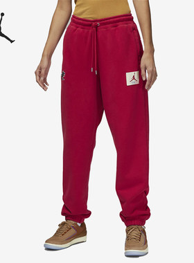 Nike/耐克正品JORDAN女士运动休闲针织束脚长裤DV6969-687