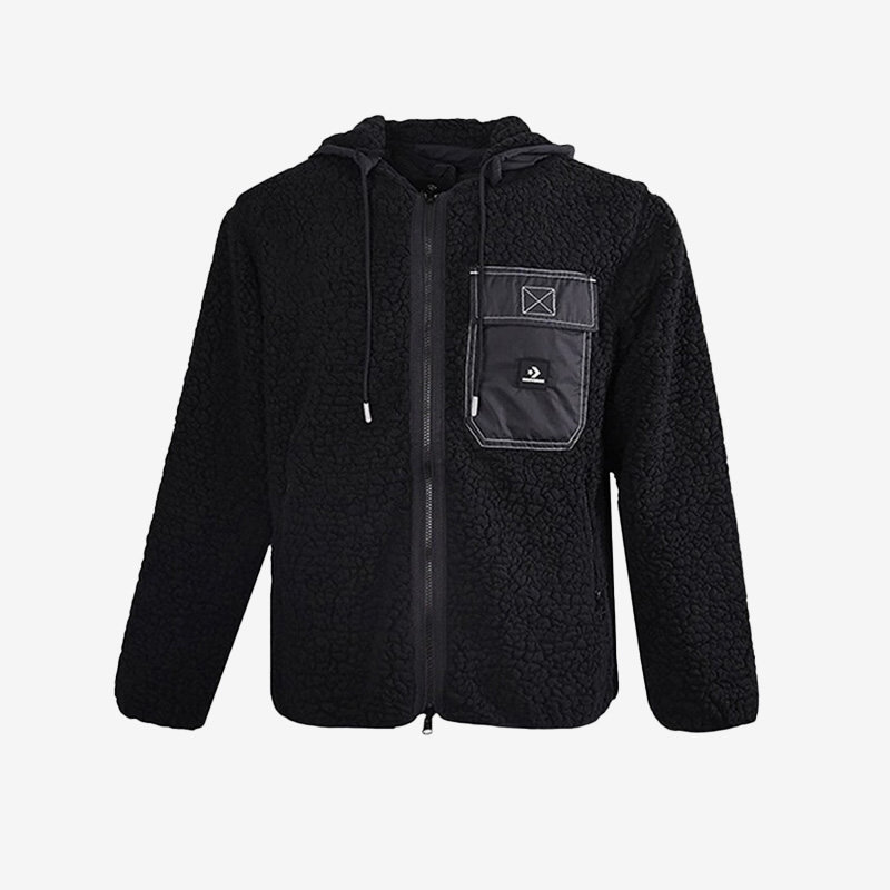 Converse匡威正品新款男子运动休闲夹克两面穿摇粒绒外套10024061,运动服/休闲服装,运动茄克/外套,淘宝优惠券,粉丝福利购,淘宝优惠卷