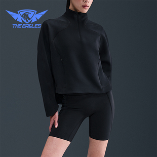 耐克正品 HV3576 2025秋季 女士日常立领运动耐穿套头衫 010 款 Nike