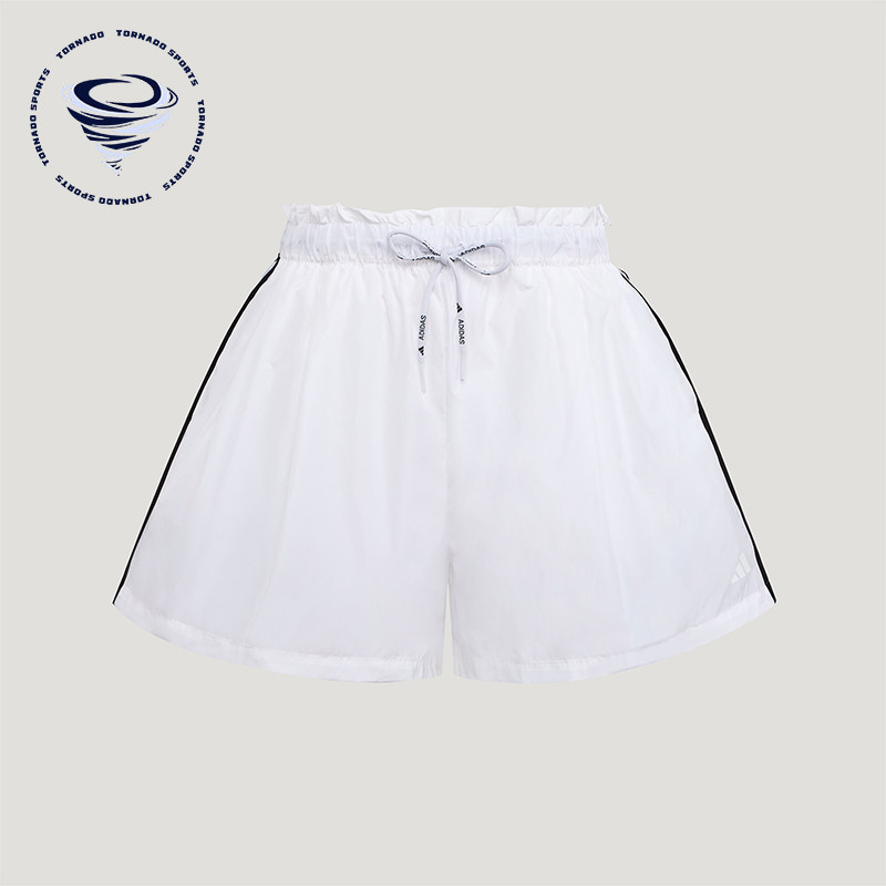 Adidas/阿迪达斯正品女士足球梭织经典宽松运动休闲短裤LD2952