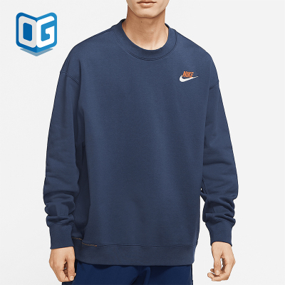 Nike/耐克正品运动男士印花LOGO圆领卫衣套头衫DR7834-437
