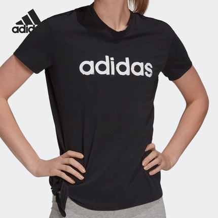 Adidas/阿迪达斯正品当季女子舒适新款短袖修身运动T恤 GV5170