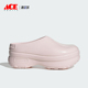 阿迪达斯正品 三叶草女士厚底耐磨经典 时尚 Adidas 包头拖鞋 KJ0980