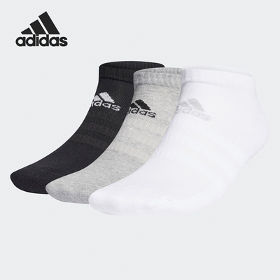 Adidas/阿迪达斯男女短筒运动袜（三双装）GC7303 GC7304 GC7305