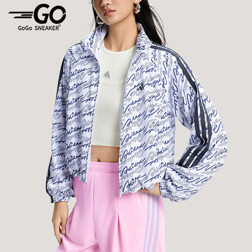 Adidas/阿迪达斯正品DCE AOP JKT女士潮流梭织时尚夹克外套KS0274