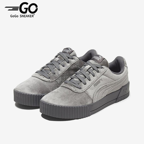 Puma/彪马正品Carina Velvet 女士低帮轻便经典休闲板鞋375886-03