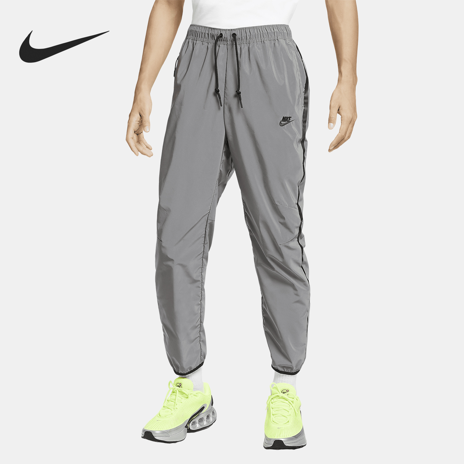 Nike/耐克官方正品Tech男士训练跑步运动梭织反光长裤FZ7588-035
