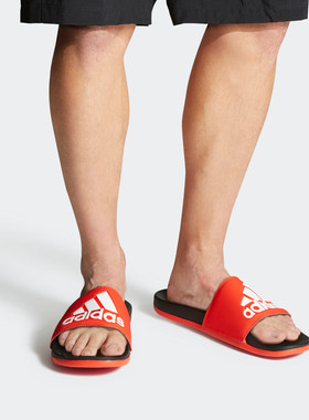 Adidas/阿迪达斯正品新款男子防滑轻便耐磨运动拖鞋 F34722