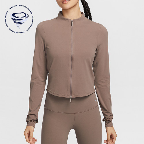 Nike/耐克正品Zenvy Dri-FIT女士透气瑜伽紧身外套FV7424-233