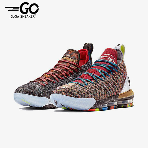 Nike/耐克正品Lebron 16 What The男士实战篮球鞋BQ6582-900