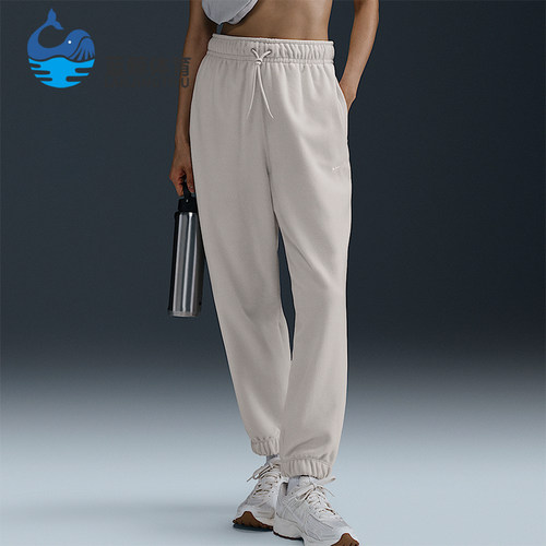 Nike/耐克正品秋冬新款女士宽松摇粒绒保暖束脚裤FB5579-104