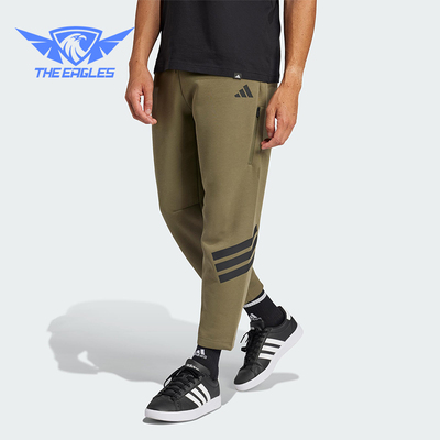 Adidas/阿迪达斯正品新款男士针织复古透气长裤JD4891