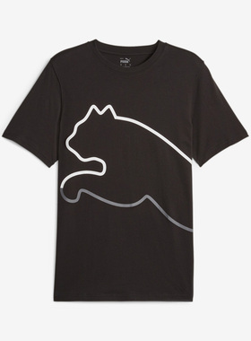 Puma/彪马正品2023夏季新款男子宽松休闲短袖T恤680275-01