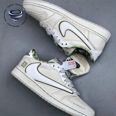 Nike/耐克正品JORDANAirJordan1Low新款白绿色经典板鞋DZ3140-102