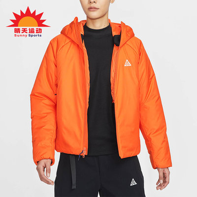 Nike/耐克正品2025女士轻薄保暖拒水连帽经典运动棉服FV7336-819