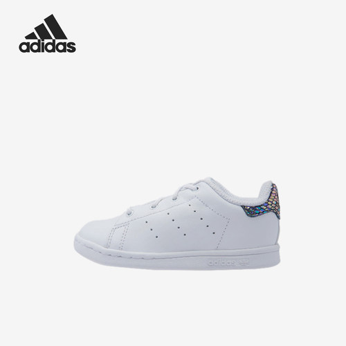 Adidas/阿迪达斯正品三叶草婴童简约耐磨低帮休闲鞋S76463
