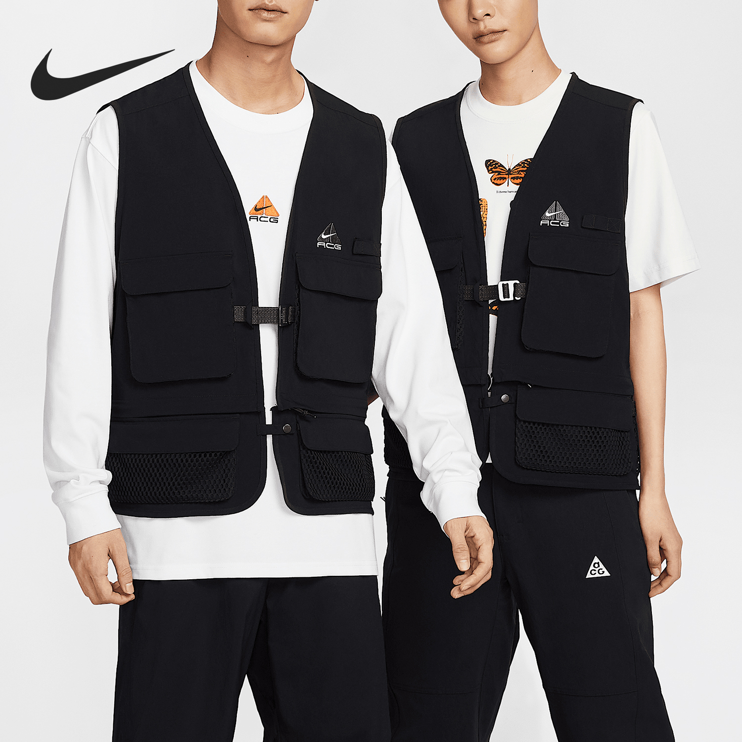 Nike/耐克官方正品ACG Black Iguana男士复古经典马甲HJ2878-010