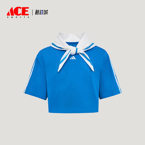 Adidas/阿迪达斯正品夏季款女士简约休闲套头短袖T恤KZ4180