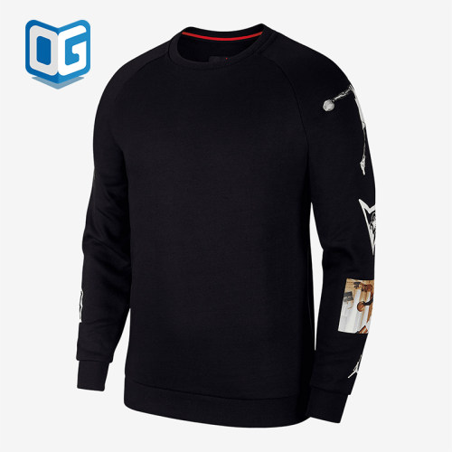 Nike/耐克正品JORDAN男士运动印花圆领针织卫衣CD5872-010