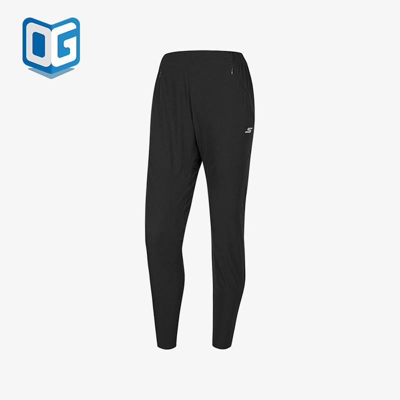 Skechers/斯凯奇正品秋季新款女士梭织舒适透气运动休闲长裤
