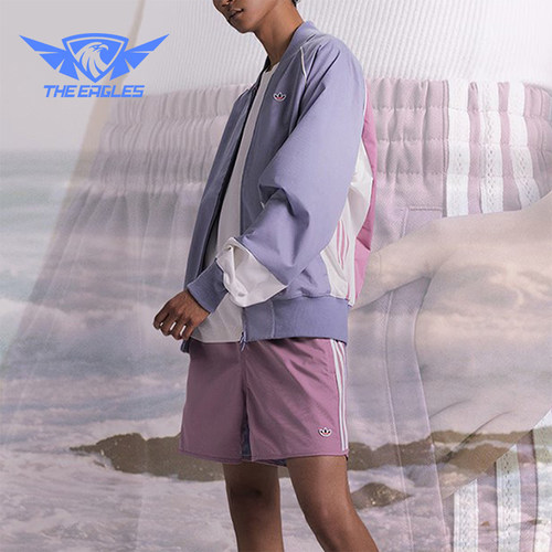 Adidas/阿迪达斯正品三叶草男女同款宽松简约潮流短裤JF3151