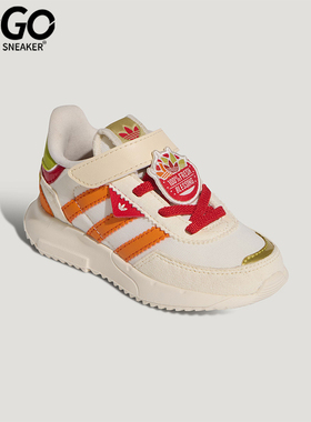 Adidas/阿迪达斯正品三叶草婴童耐磨时尚复古魔术贴运动鞋KI1511